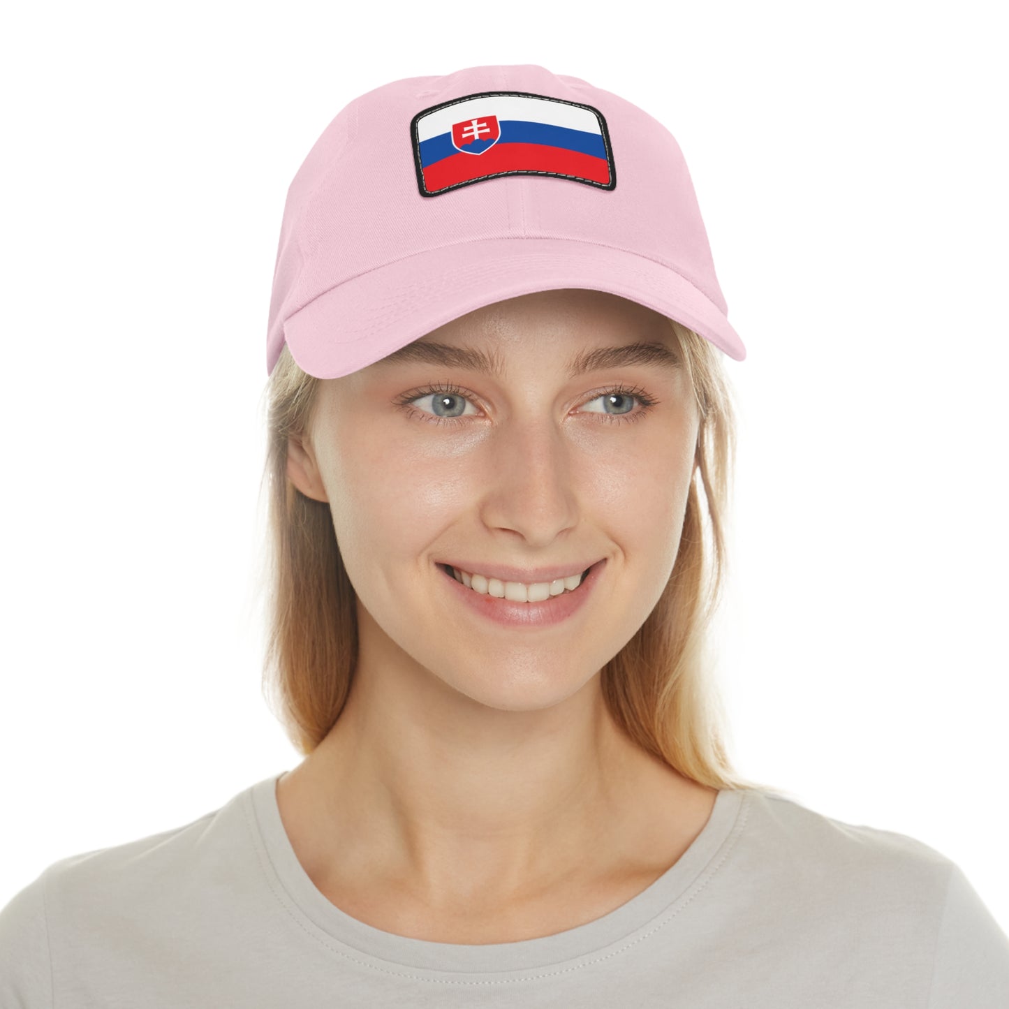 Slovakia Leather Patch Hat