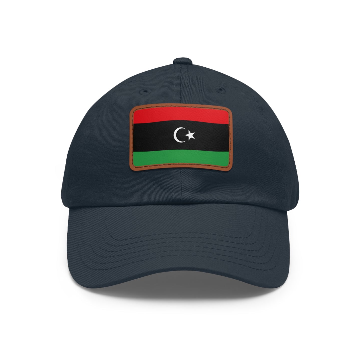 Libya Leather Patch Hat