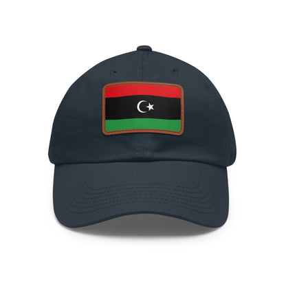 Libya Leather Patch Hat