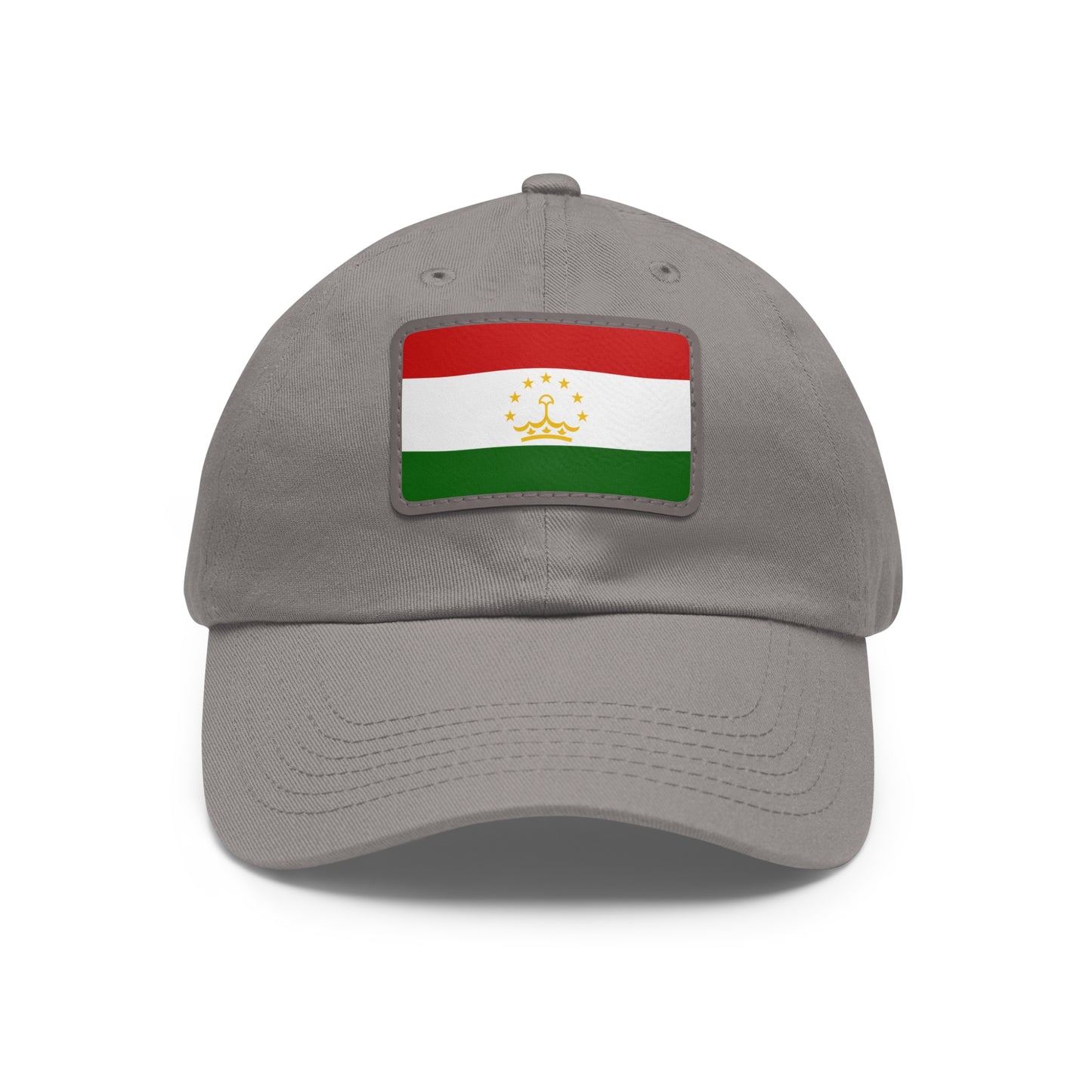 Tajikistan Leather Patch Hat
