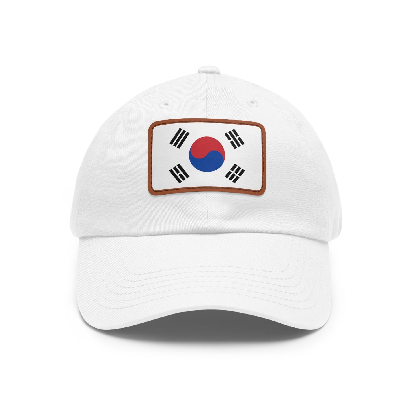 South Korea Leather Patch Hat