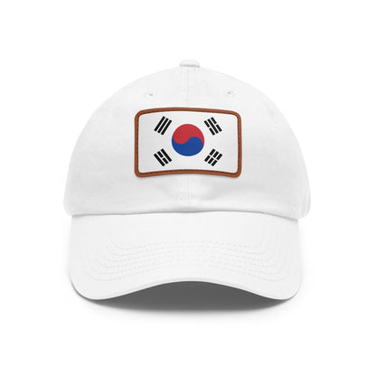 South Korea Leather Patch Hat