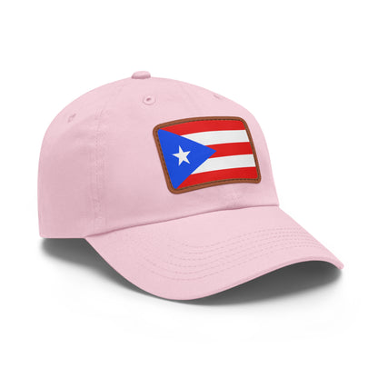 Puerto Rico Leather Patch Hat