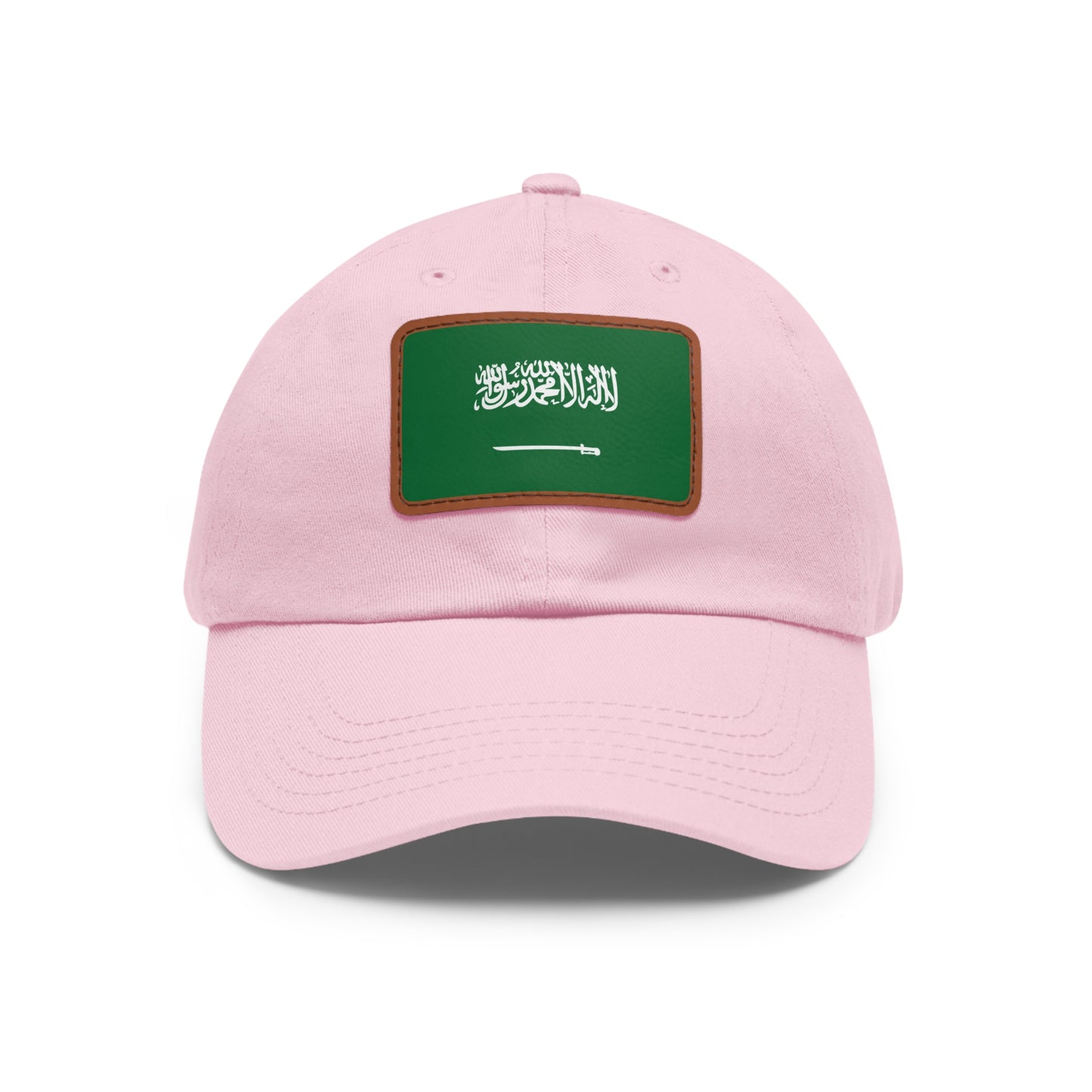 Saudi Arabia Leather Patch Hat
