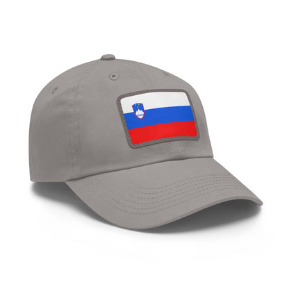 Slovenia Leather Patch Hat