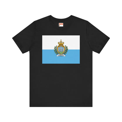 San Marino Flag on T-shirt