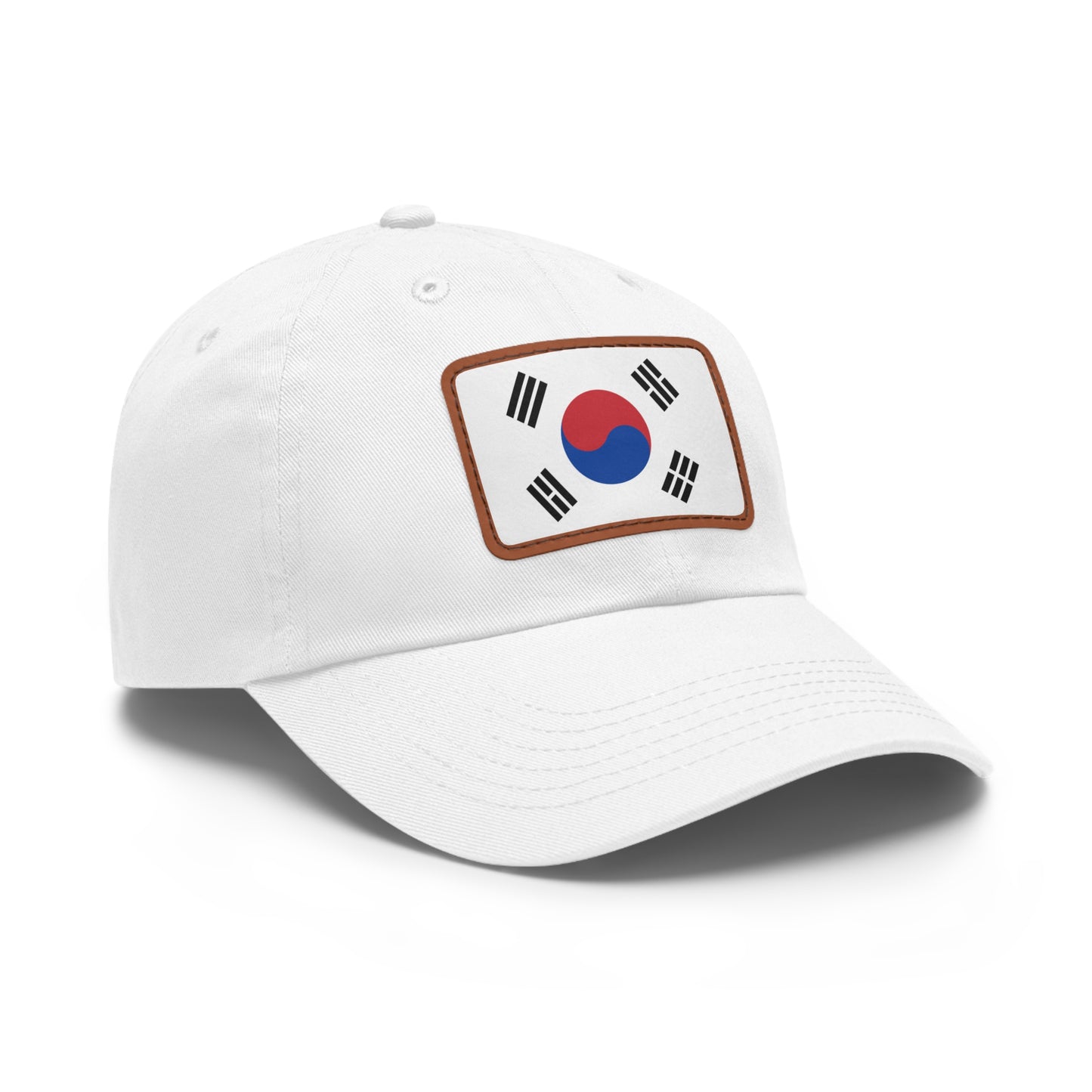 South Korea Leather Patch Hat