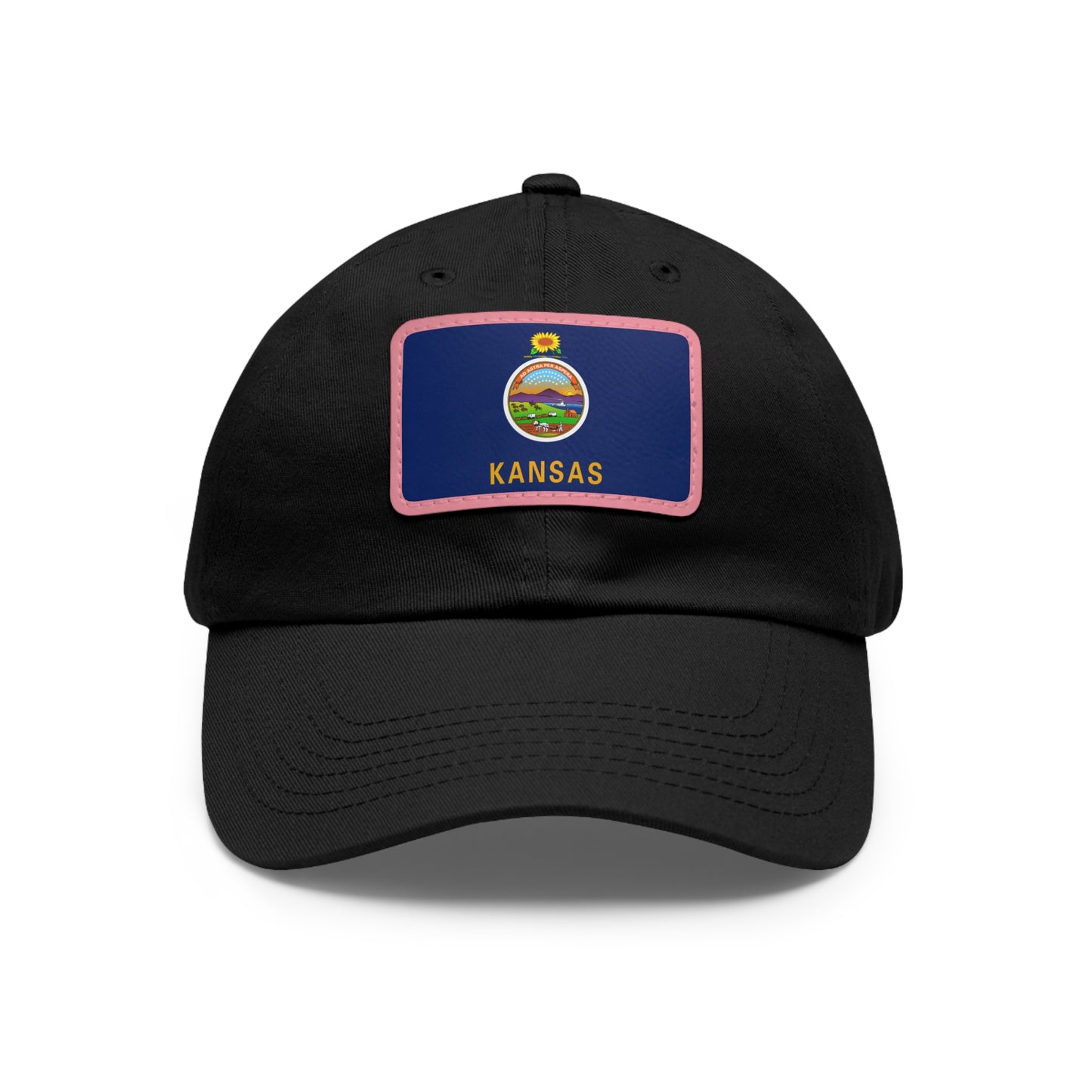 Kansas Leather Patch Hat