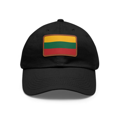 Lithuania Leather Patch Hat