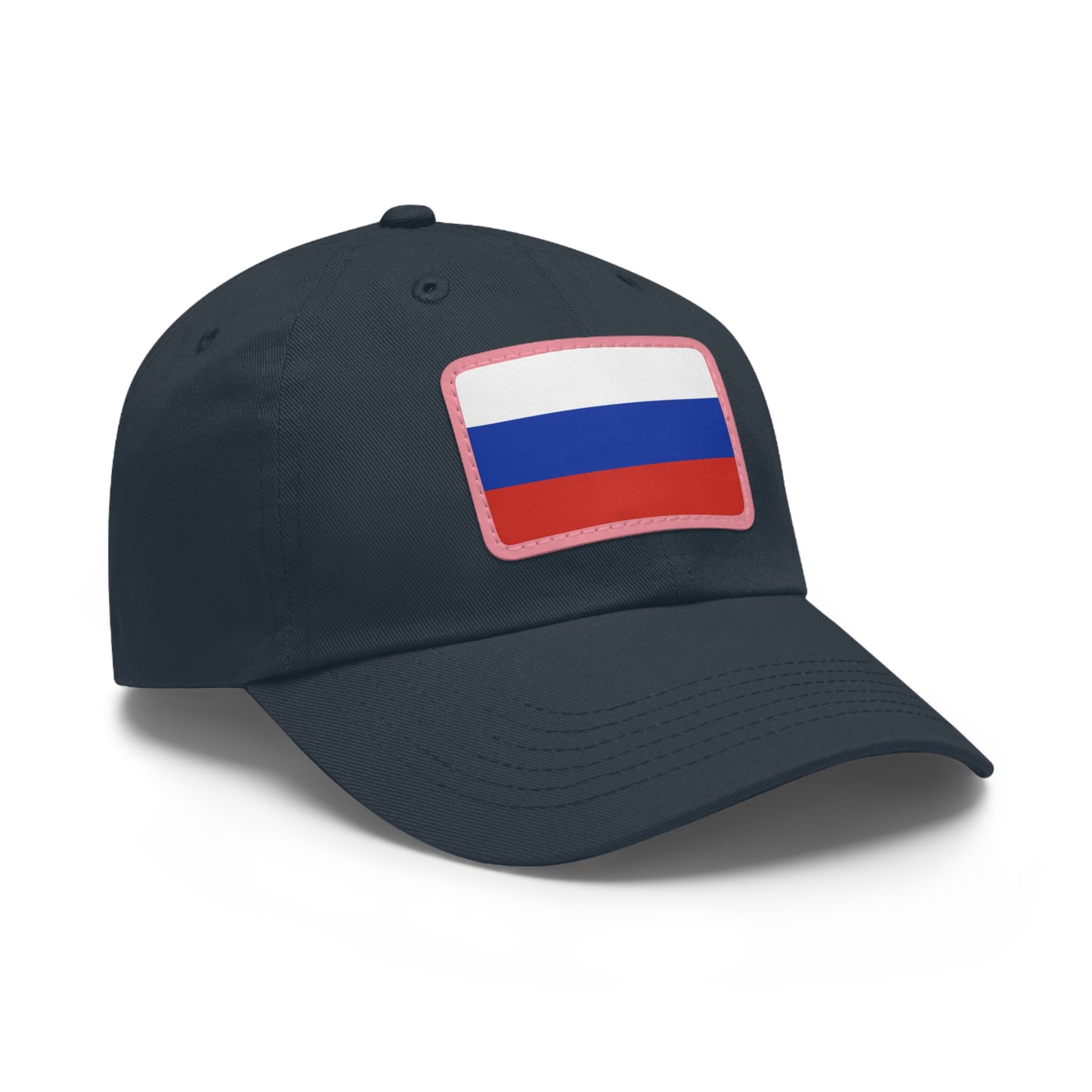 Russia Leather Patch Hat