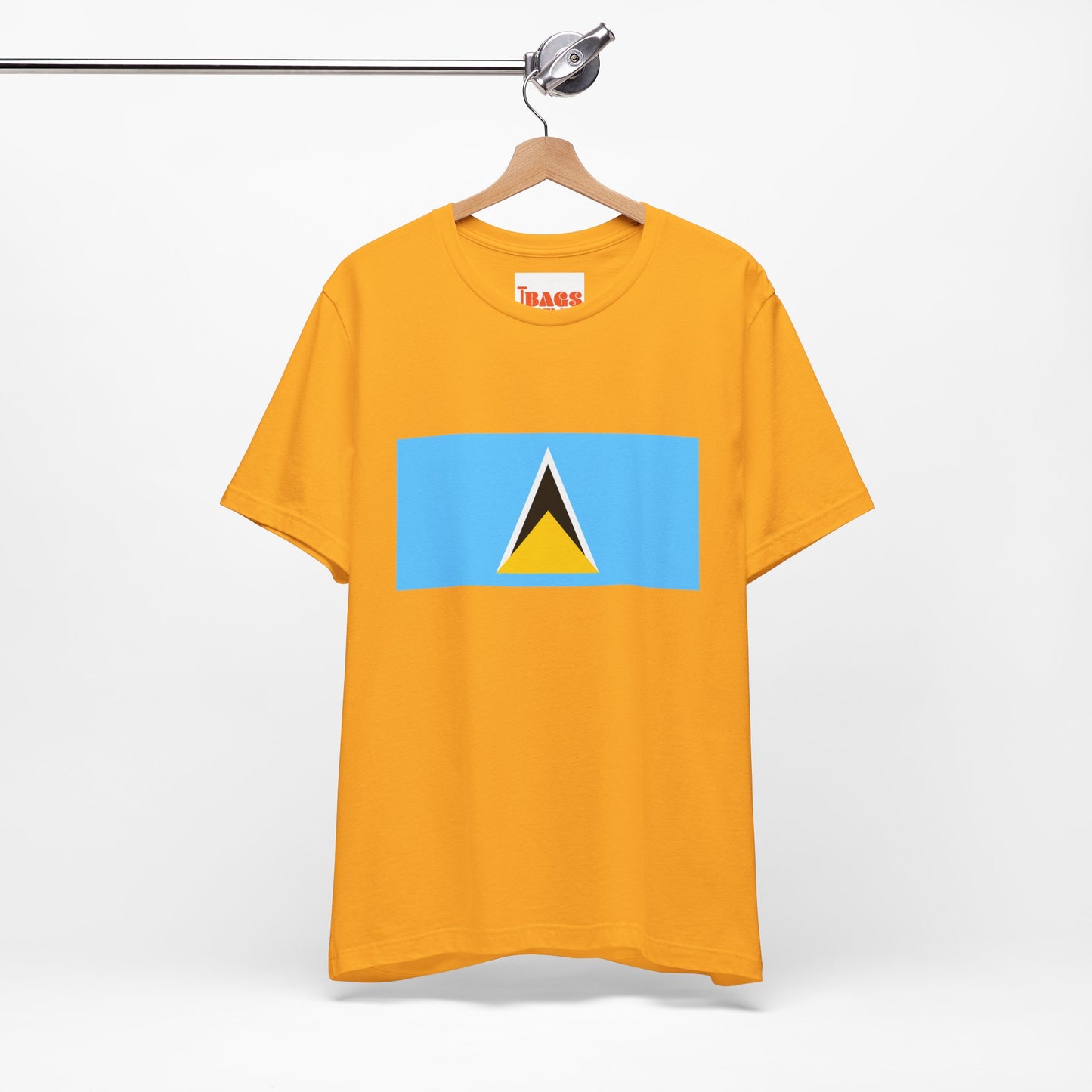 Saint Lucia Flag on T-shirt