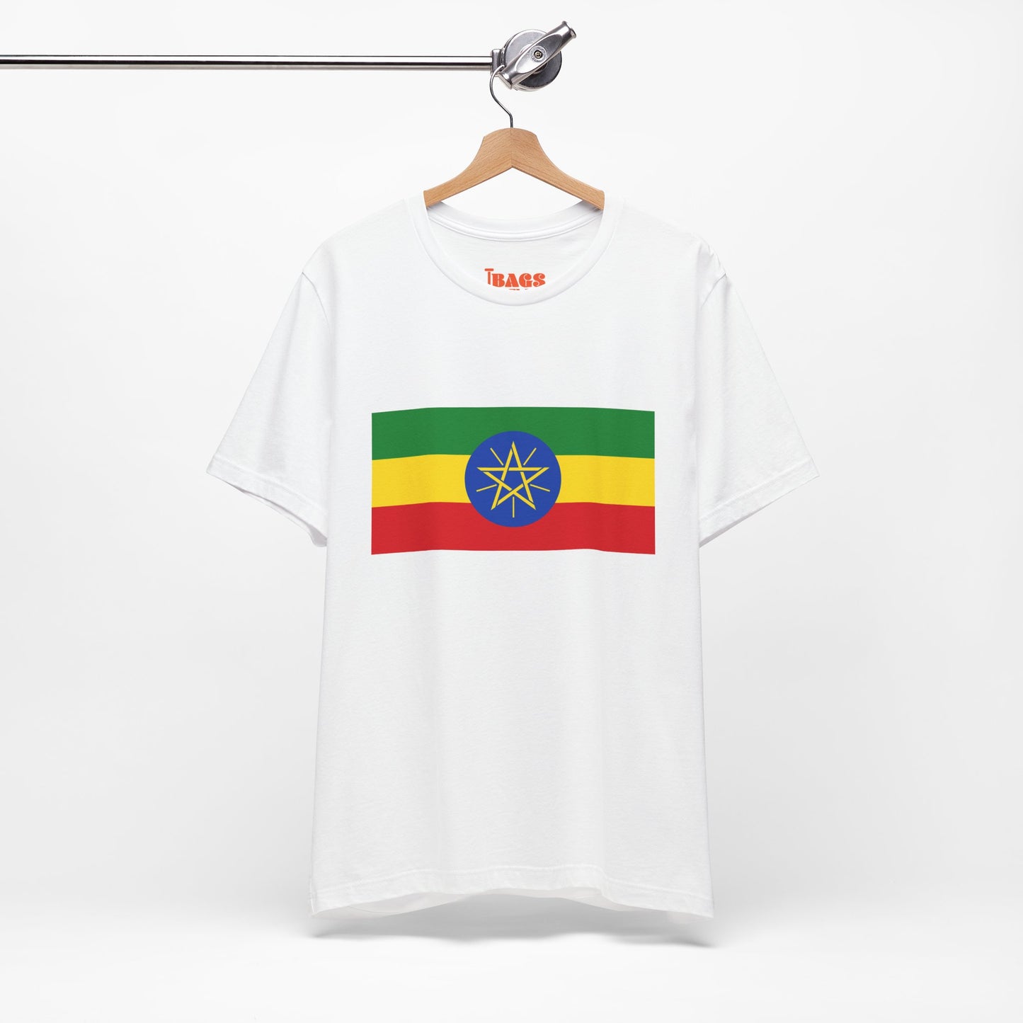 Ethiopia Flag on T-shirt