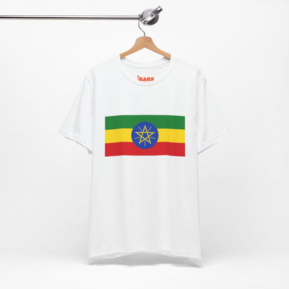 Ethiopia Flag on T-shirt