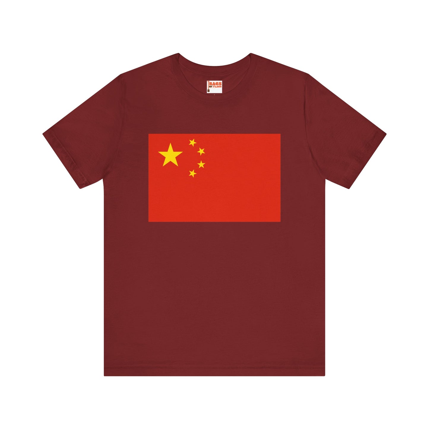 China Flag on T-shirt