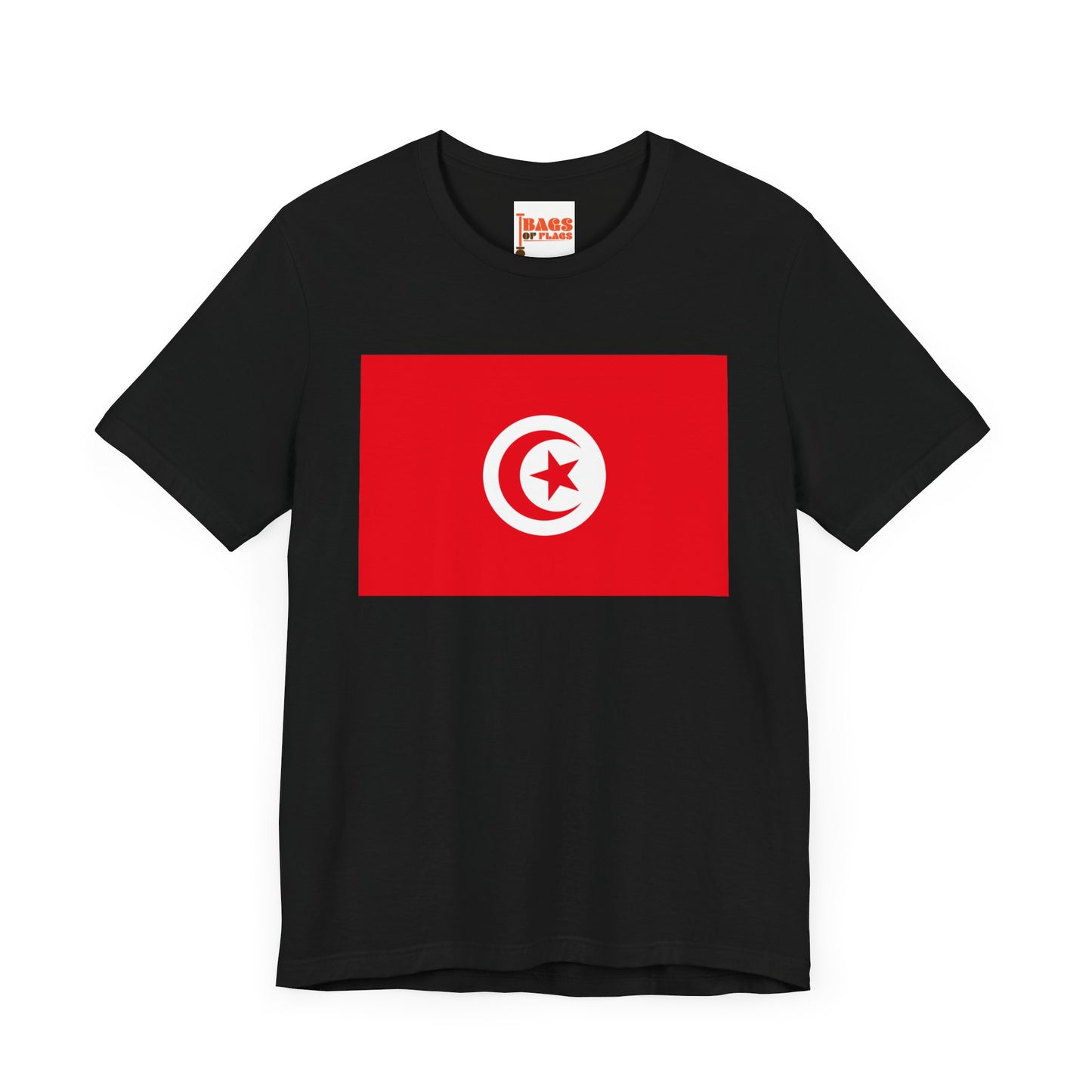 Tunisia Flag on T-shirt