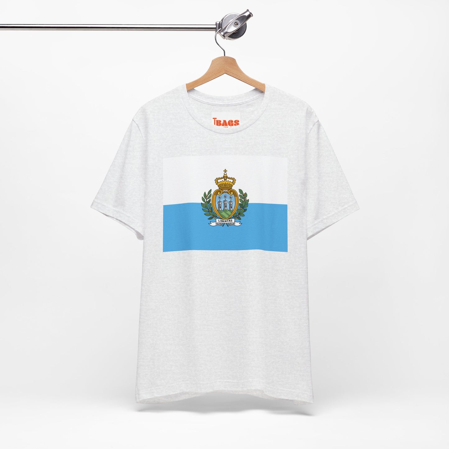 San Marino Flag on T-shirt