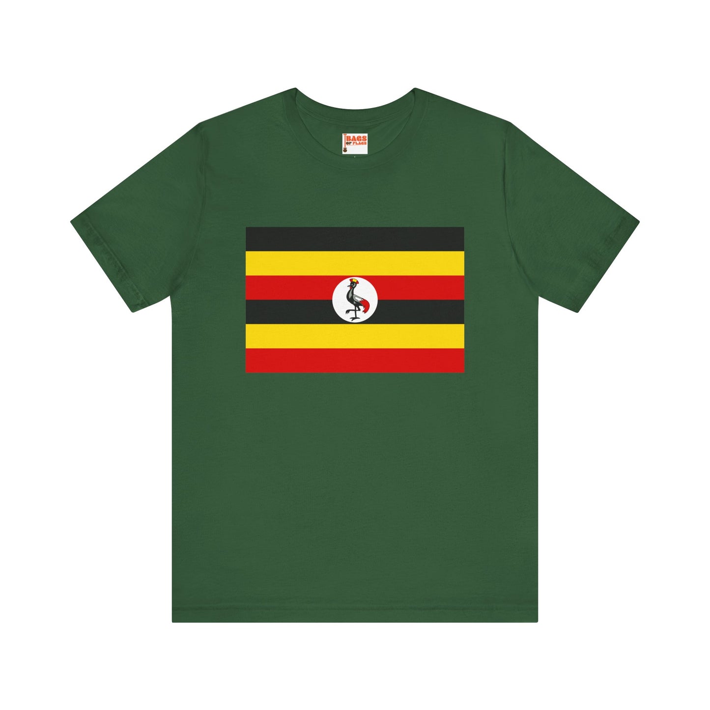 Uganda Flag on T-shirt
