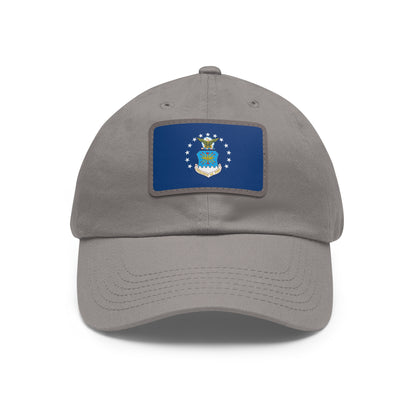 US Air Force Leather Patch Hat