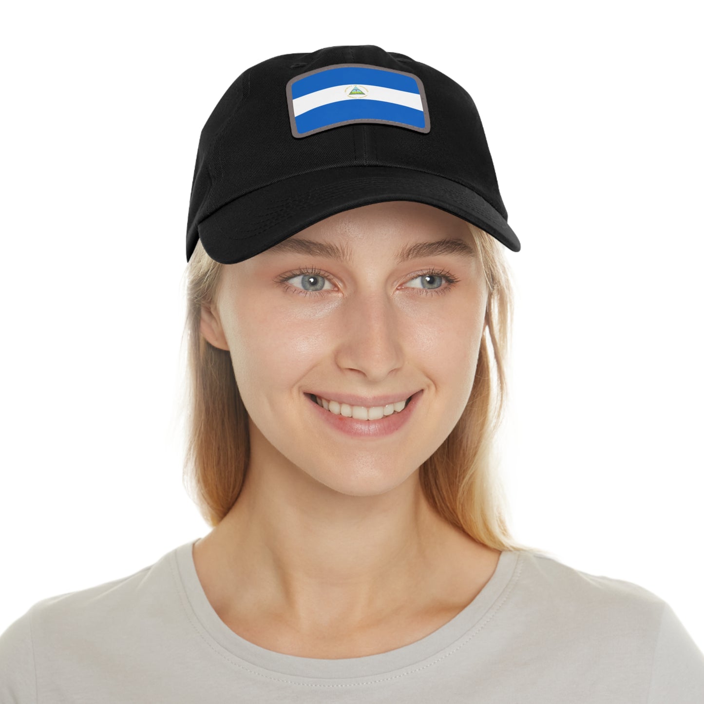Nicaragua Leather Patch Hat