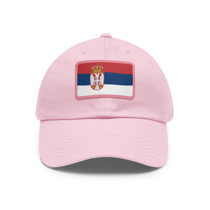 Serbia Leather Patch Hat