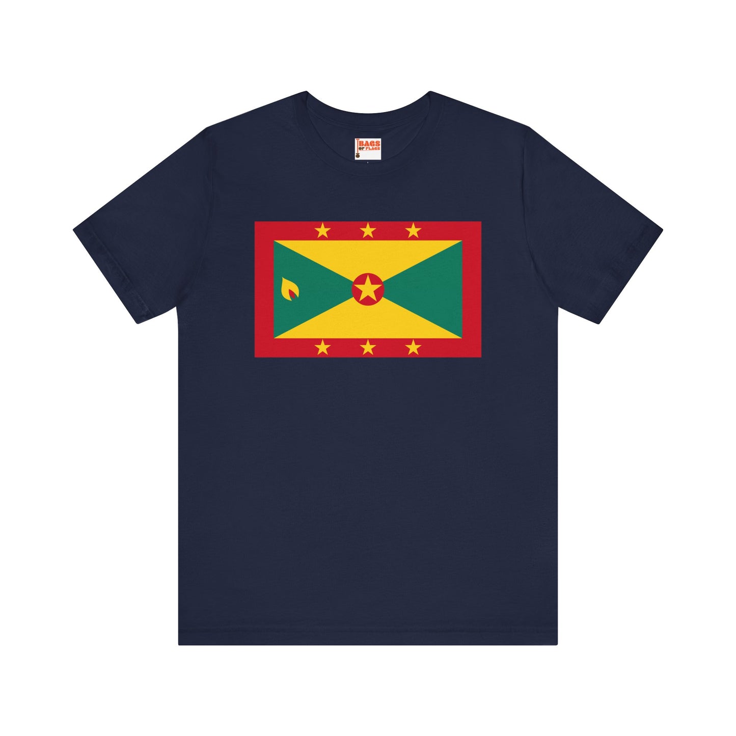 Grenada Flag on T-shirt
