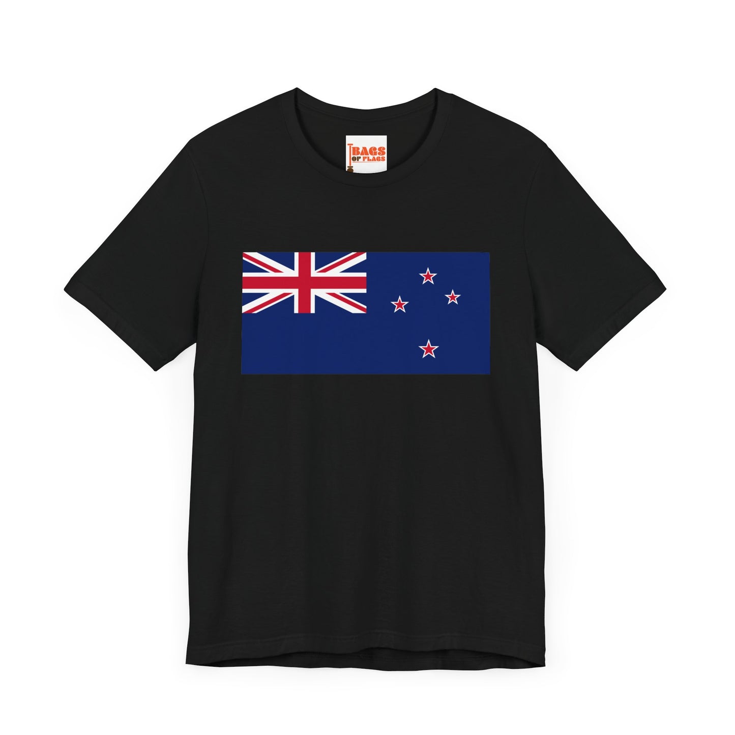 New Zealand Flag on T-shirt