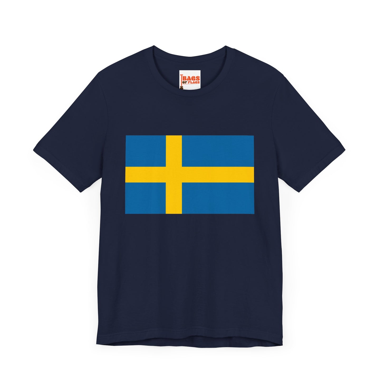 Sweden Flag on T-shirt