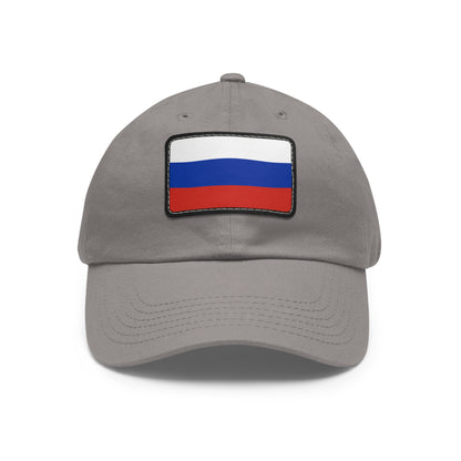 Russia Leather Patch Hat