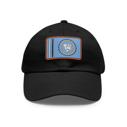 Piegan Blackfeet Leather Patch Hat