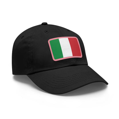 Italy Leather Patch Hat