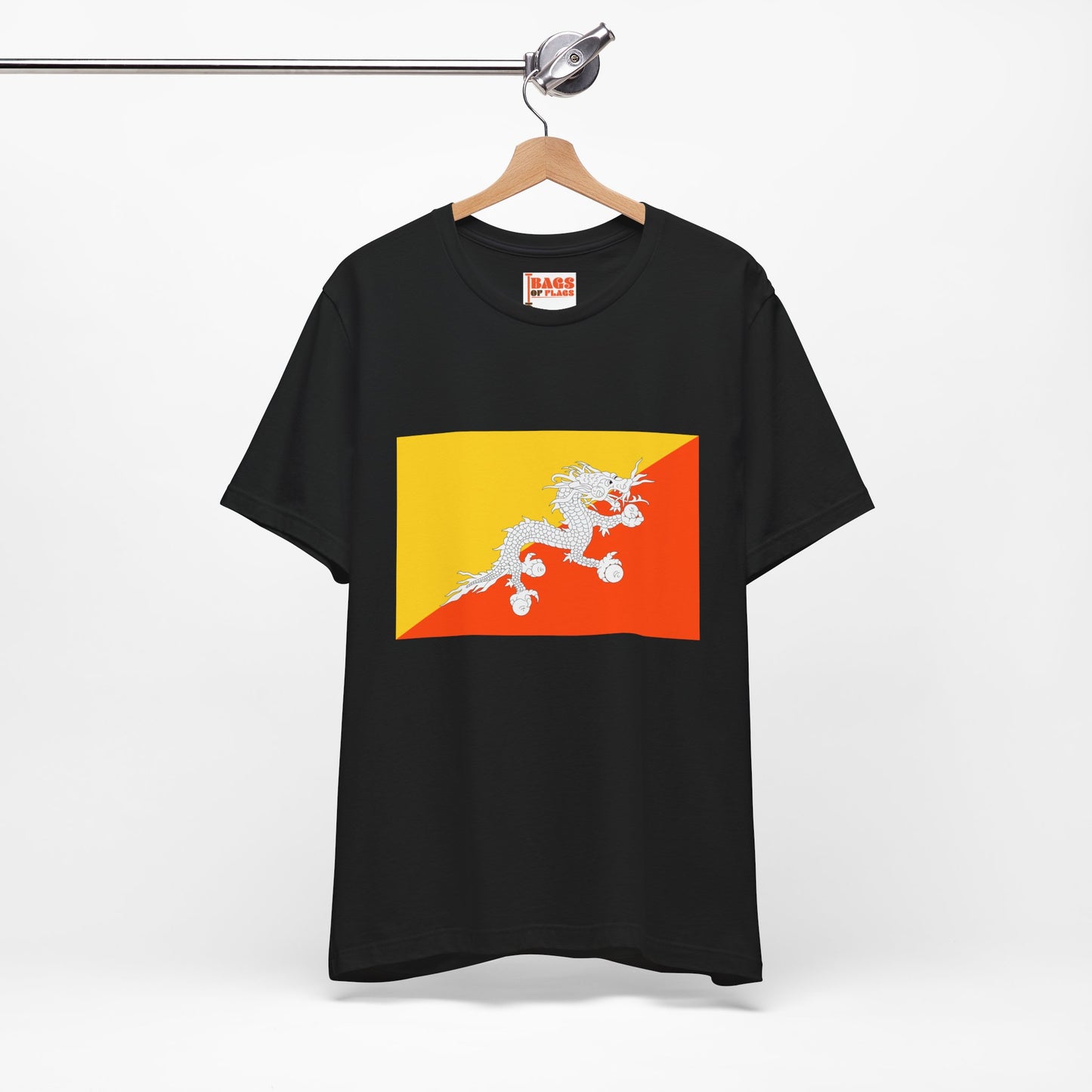 Bhutan Flag on T-shirt