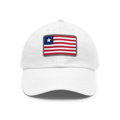 Liberia Leather Patch Hat