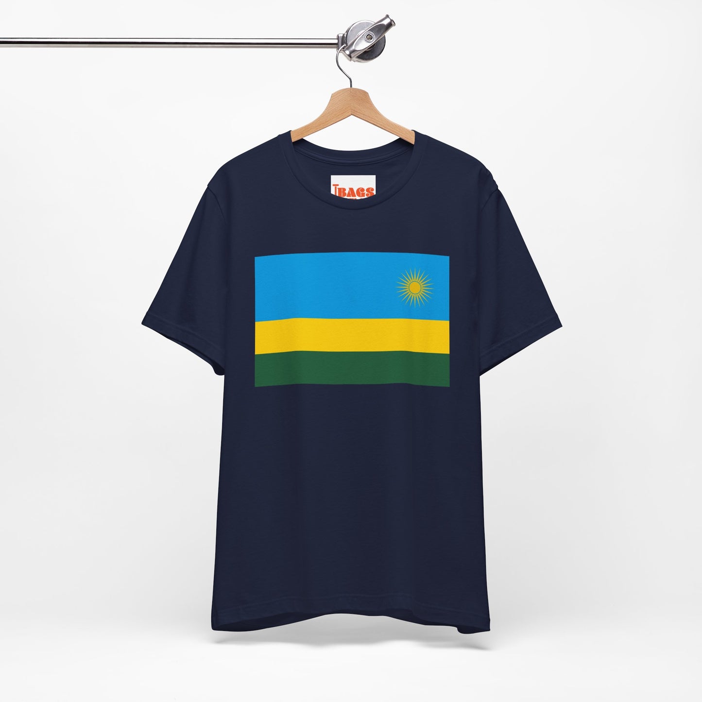 Rwanda Flag on T-shirt