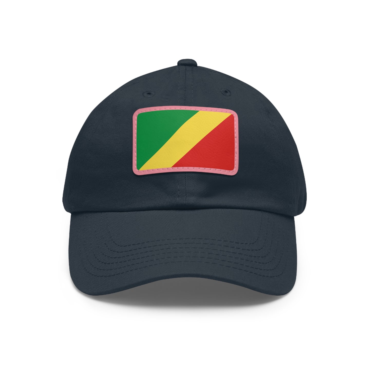 Republic of the Congo Leather Patch Hat