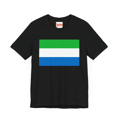 Sierra Leone Flag on T-shirt