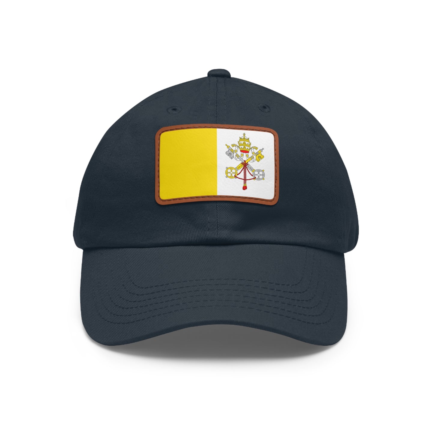 Vatican City Leather Patch Hat