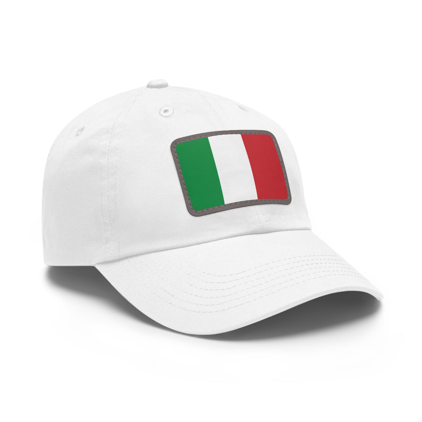 Italy Leather Patch Hat
