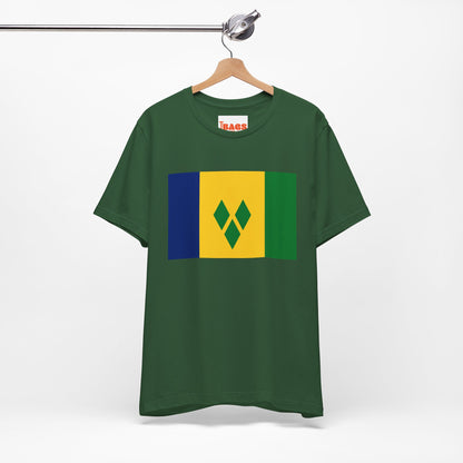 Saint Vincent and the Grenadines Flag on T-shirt