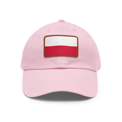 Poland Leather Patch Hat