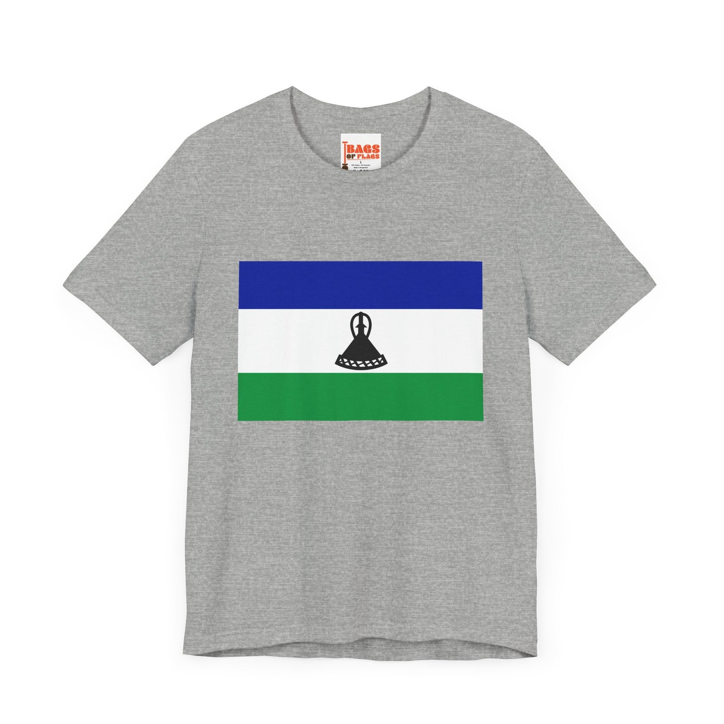 Lesotho Flag on T-shirt