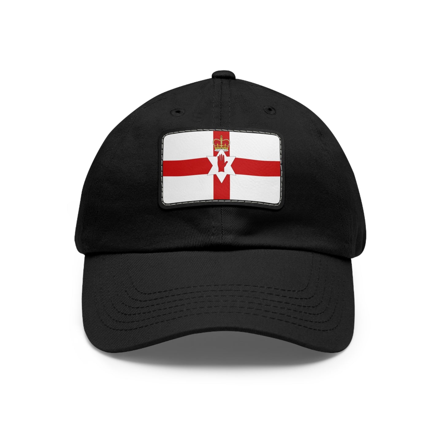 Northern Ireland Leather Patch Hat