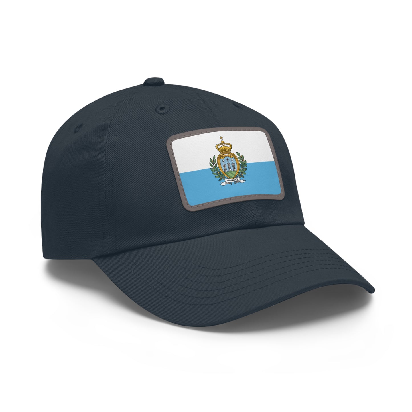 San Marino Leather Patch Hat
