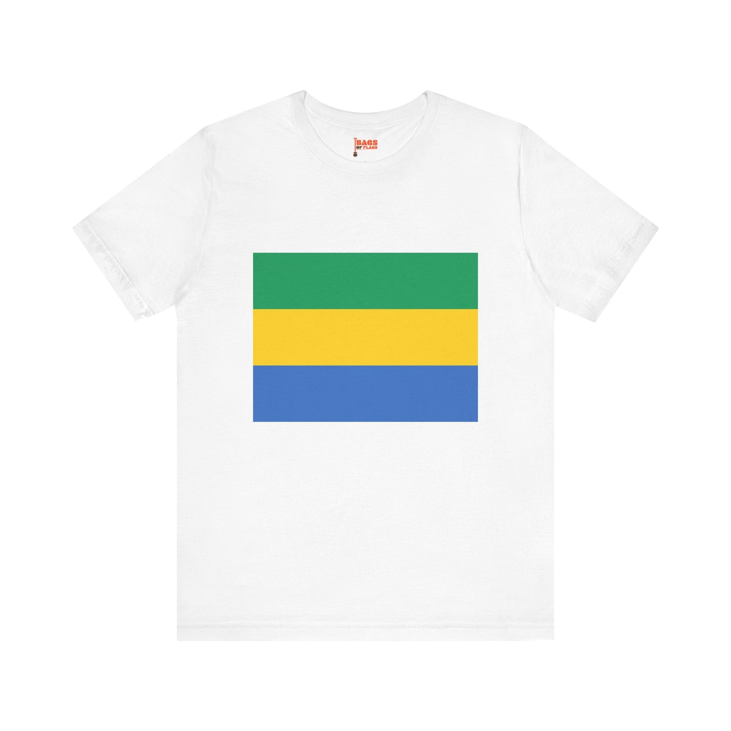 Gabon Flag on T-shirt