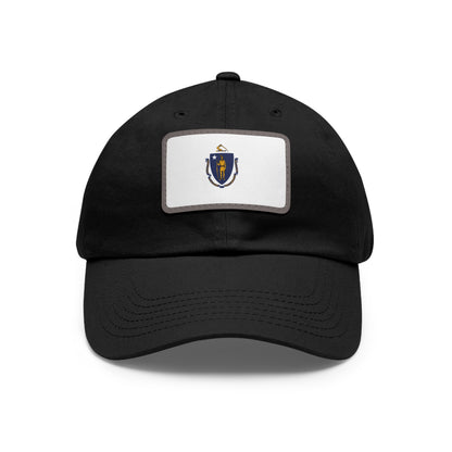 Massachusetts Leather Patch Hat