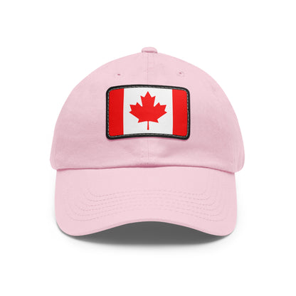 Canada Leather Patch Hat