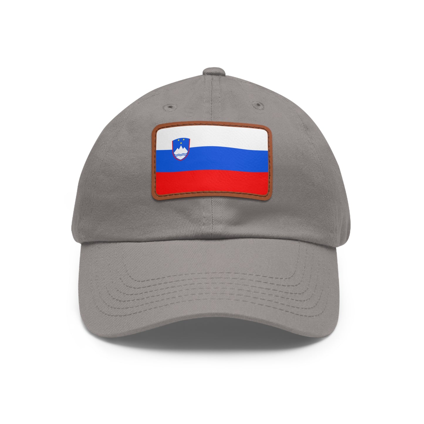 Slovenia Leather Patch Hat