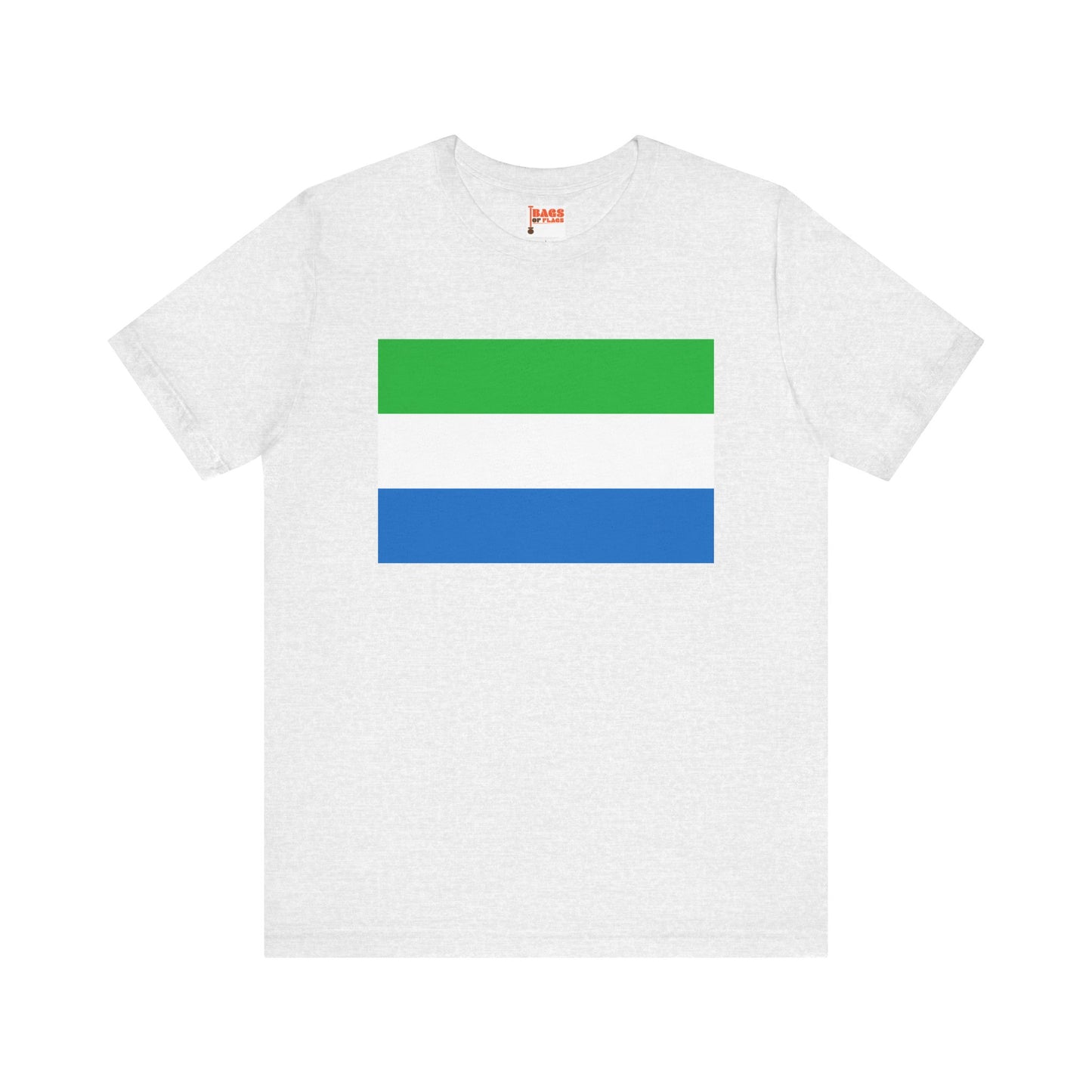 Sierra Leone Flag on T-shirt