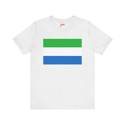 Sierra Leone Flag on T-shirt