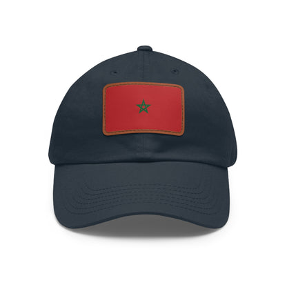 Morocco Leather Patch Hat