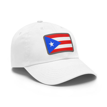 Puerto Rico Leather Patch Hat